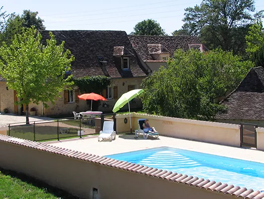 Gîte La Menuse Location d'un gîte 10 pers. avec piscine en Dordogne Périgord