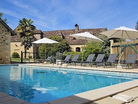 Location vacances Gîtes Dordogne avec piscine en Périgord - Gîte La Robertie